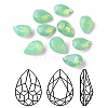 Faceted Teardrop K9 Glass Rhinestone Cabochons RGLA-I001-18x13mm-032-1