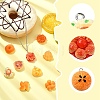 20Pcs 10 Styles Opaque Resin Imitation Food Pendants CRES-YW0002-26-3
