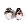 Luminous Handmade Gold Sand Lampwork Beads FOIL-N035-01C-1