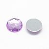 Acrylic Rhinestone Flat Back Cabochons GACR-Q008-8mm-12-2