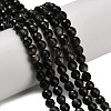 Natural Silver Obsidian Beads Strands G-C280-B08-6mm-1