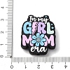 Mother's Day Silicone Focal Beads SIL-G013-01I-3