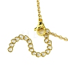 Moon & Star & Sun Brass Pendant Necklaces NJEW-TA00164-5