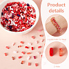   2-Hole Opaque & Transparen Glass Seed Beads SEED-PH0002-05B-4