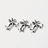 Tibetan Style Alloy Bowknot Bow Charms X-TIBEP-O009-20-1