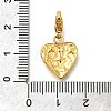 Heart 304 Stainless Steel Rhinestones Pendant Decorations STAS-R159-50G-05-3