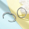 Ion Plating(IP) 304 Stainless Steel Hoop Earrings for Women EJEW-M089-02P-3