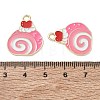 Alloy Enamel Pendants AL-CBA4666-02K-3