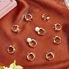 10Pcs Brass Hoop Earring Findings KK-BBC0003-86-5