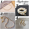 300Pcs 4 Styles Brass Crimp Beads KK-BBC0014-69-6