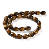 Natural Tiger Eye Beads Strands G-C135-J03-01-3