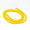 Faceted Rondelle Glass Beads Strands GLAA-I033-3mm-14-2