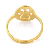 Animal 201 Stainless Steel Adjustable Rings for Women RJEW-D082-05E-3