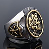 Halloween 304 Stainless Steel Finger Rings for Men FS-WG33C94-08-3