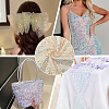 Polyester & PET Gauze Fabric DIY-WH20001-74C-5