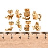 4 Pairs 304 Stainless Steel Stud Earrings EJEW-G469-02G-03-5