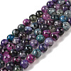 Natural Dragon Veins Agate Bead Strands G-NH0013-B01-02-2