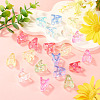 20Pcs UV Plating Transparent Acrylic European Beads OACR-TADJ0001-19A-4