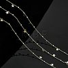 DIY Star Beaded Satellite Chains Bracelet Necklace Making Kit DIY-CA0005-09-7