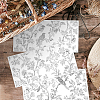 3 Sheets 3 Styles PVC Waterproof Decorative Stickers DIY-WH0404-733-4