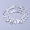 Grade A Natural Quartz Crystal Beads Strands G-G805-G16-1