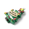 Christmas Opaque Resin Pendants RESI-A049-05J-2