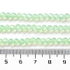 Baking Paint Transparent Glass Beads Strands LS-DGLA-A034-J4MM-D02-4