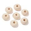Unfinished Wood Saucer Beads WOOD-Q049-02A-3