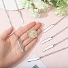 6Pcs 304 Stainless Steel Pendant Necklace NJEW-CA0001-20P-3