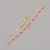Adjustable Nylon Cord Braided Bead Bracelets BJEW-C011-08A-3