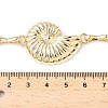 Summer Iron Conch Link Chain Waist Belly Chains for Women AJEW-G067-01G-3