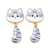 Printed Alloy Pendants ENAM-K076-45G-02-1