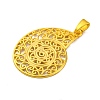 Alloy Pendants PALLOY-S195-02B-G-2