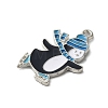 Winter Theme Alloy Enamel Pendants ENAM-M002-04J-P-2