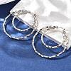 201 Stainless Steel Earrings EJEW-Q026-06P-A-4