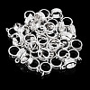 50Pcs Tibetan Style Alloy Tube Bails TIBE-TAD0001-01S-3