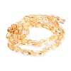 Heated Natural Citrine Beads Strands X-G-P497-01C-39-4