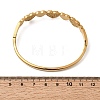 304 Stainless Steel Rhinestone Hinged Bangles for Women BJEW-B168-15G-5