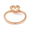 304 Stainless Steel Heart Finger Ring for Women RJEW-C086-06-RG-3