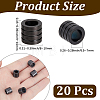 20Pcs 304 Stainless Steel Tube Beads STAS-BBC0009-83EB-2