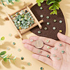 180Pcs 4 Styles Natural Serpentine Jade & Green Aventurin & Green Spot Jasper Beads G-TA0003-08B-6