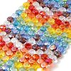Electroplated Glass Beads Strands EGLA-A048-01A-07-1
