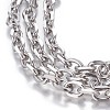 3.28 Feet 304 Stainless Steel Cable Chains X-CHS-P007-27P-02-2