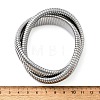 304 Stainless Steel Stretch Bracelets BJEW-A031-01C-P-3