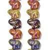 Painted Glass Beads Strands GLAA-Z021-11A-1