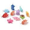 Opaque Resin Pendants X-RESI-I355-03P-01-1