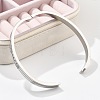 304 Stainless Steel Rhinestone Bangles for Women BJEW-Z092-17P-3