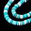 Handmade Polymer Clay Beads Strands CLAY-R089-6mm-085-3
