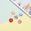 4-Hole Cellulose Acetate(Resin) Buttons BUTT-S023-12A-M-4
