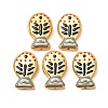 Baking Paint Glass Enamel Beads GLAA-B035-01F-1